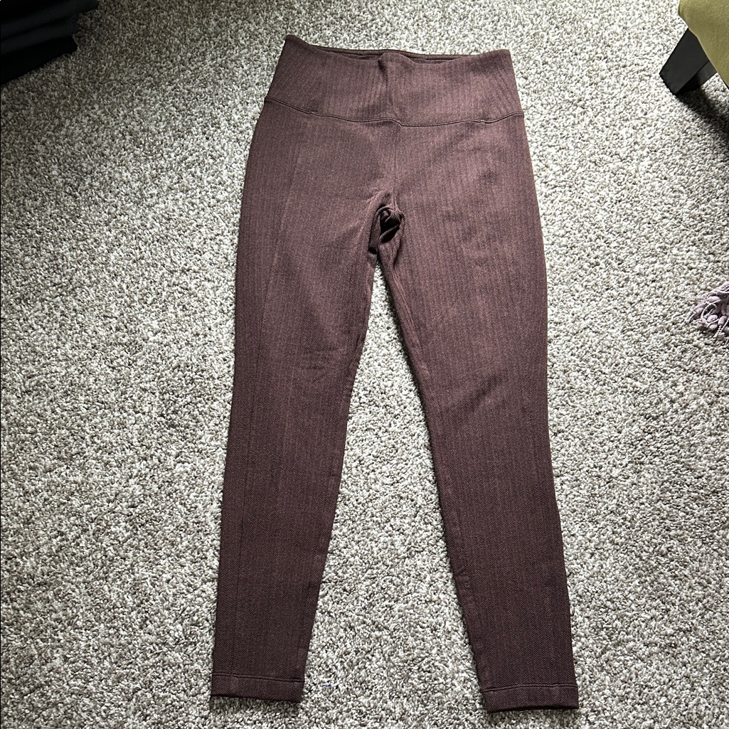 Athleta Delancey Herringbone Leggings In Dark Brown